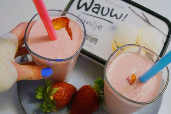 Jordbær Milkshake