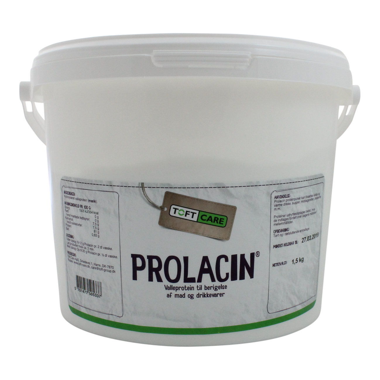 Prolacin - Proteindrik til småtspisende - Toft-Care