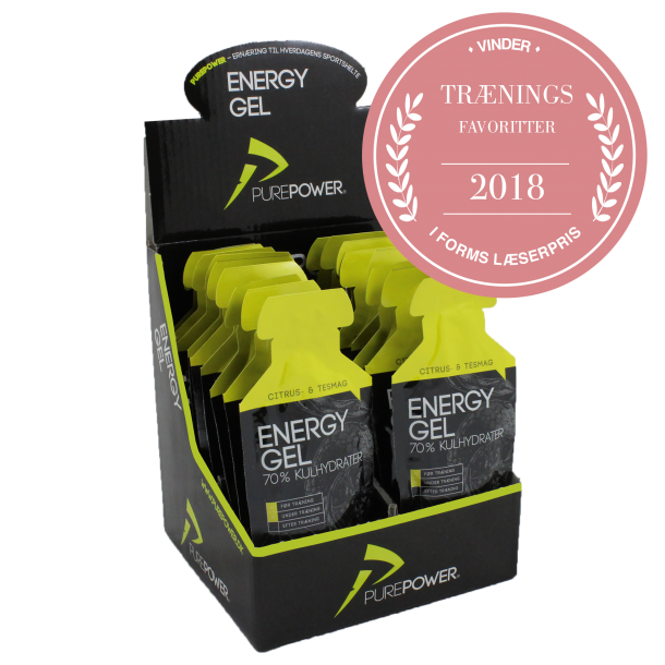 Energy Gel CitrusTe 18stk Energi Gel PurePower