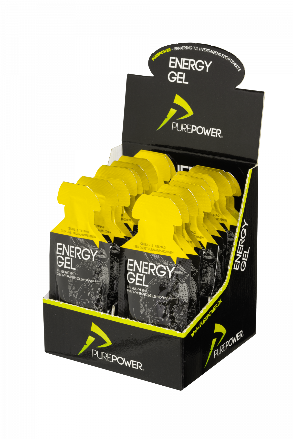 Energy Gel CitrusTe 18stk Energi Gel & Chews PurePower